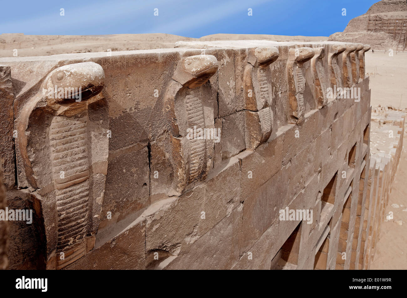 Saqqara,pyramid of king Djoser (III° dyn.) The complex of burial of