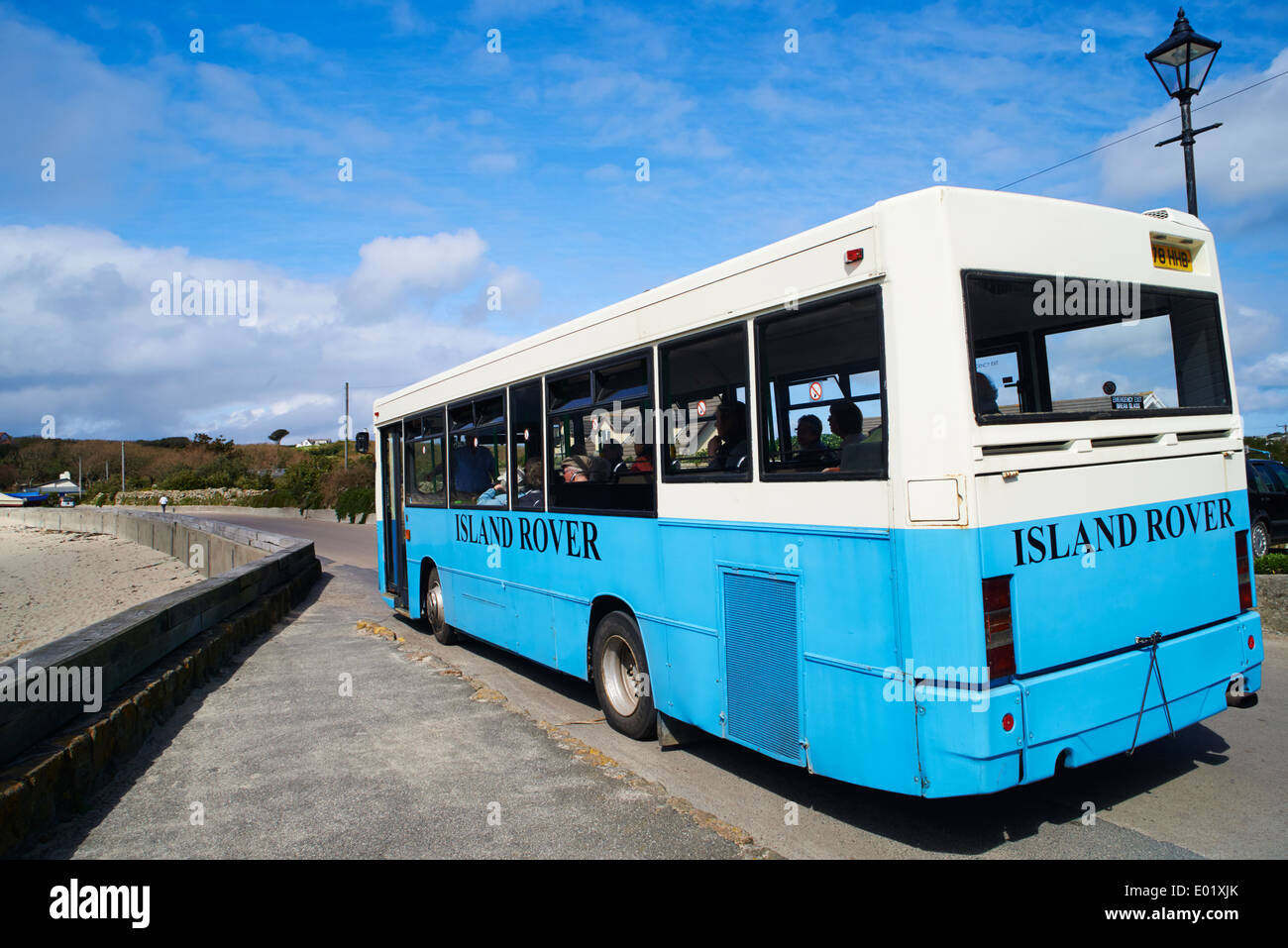 Island Rover bus by Old Town St Marys, Isles of Scilly, Scillies