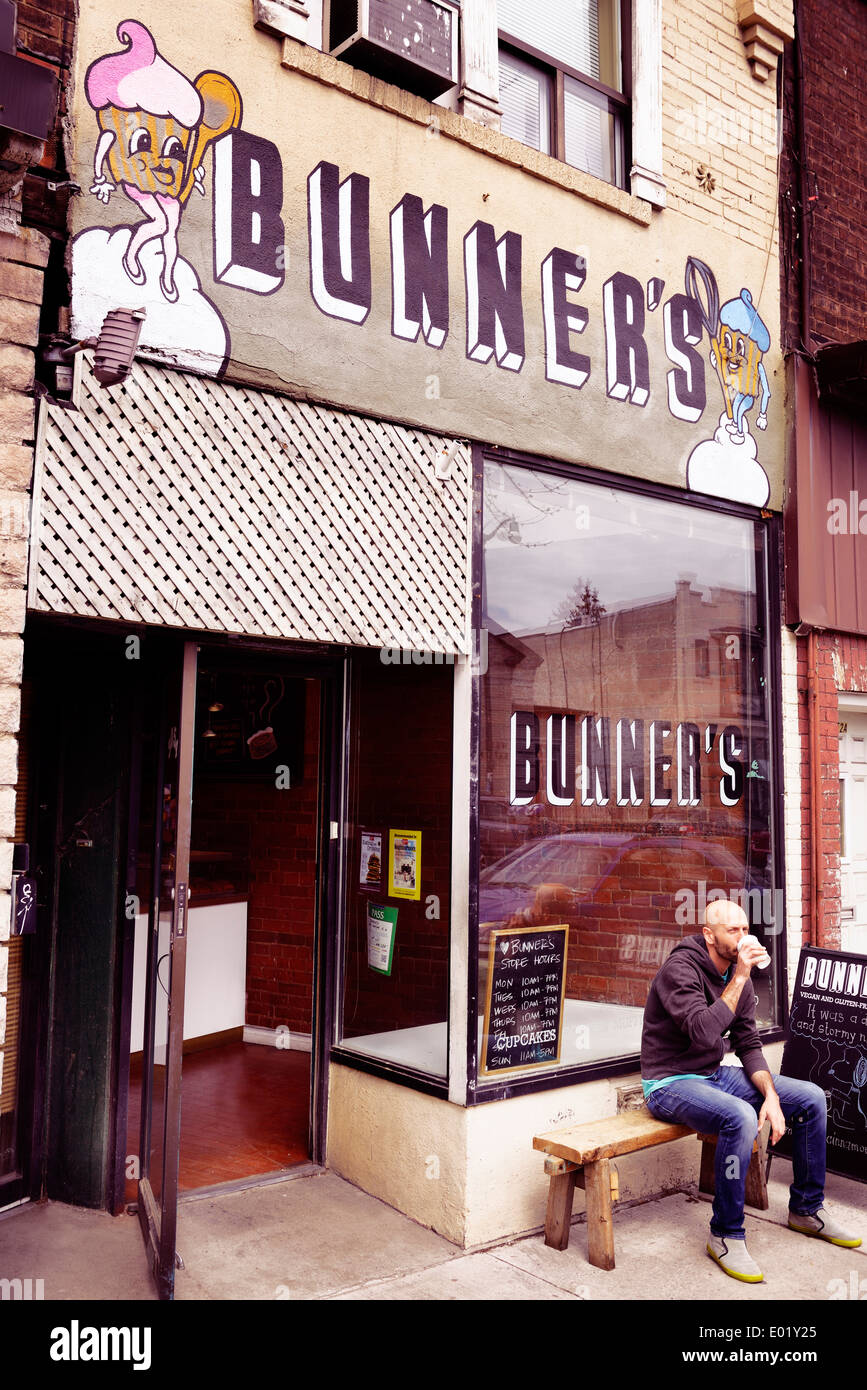 Bunners bake shop at the Junction, Toronto, Canada Stock Photo