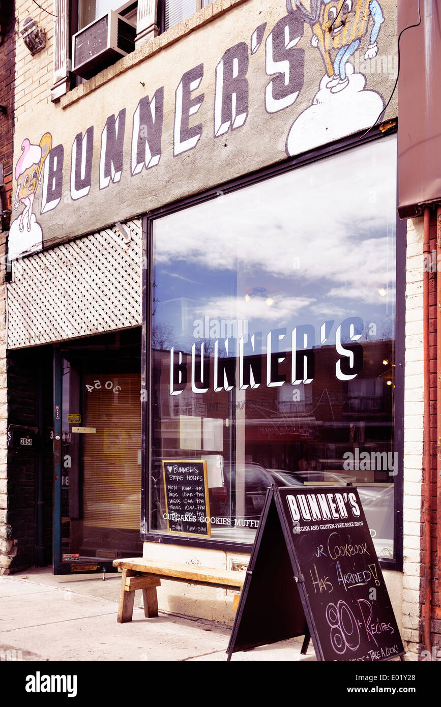 Bunner's bake shop at the Junction neighbourhood, Toronto, Canada Stock