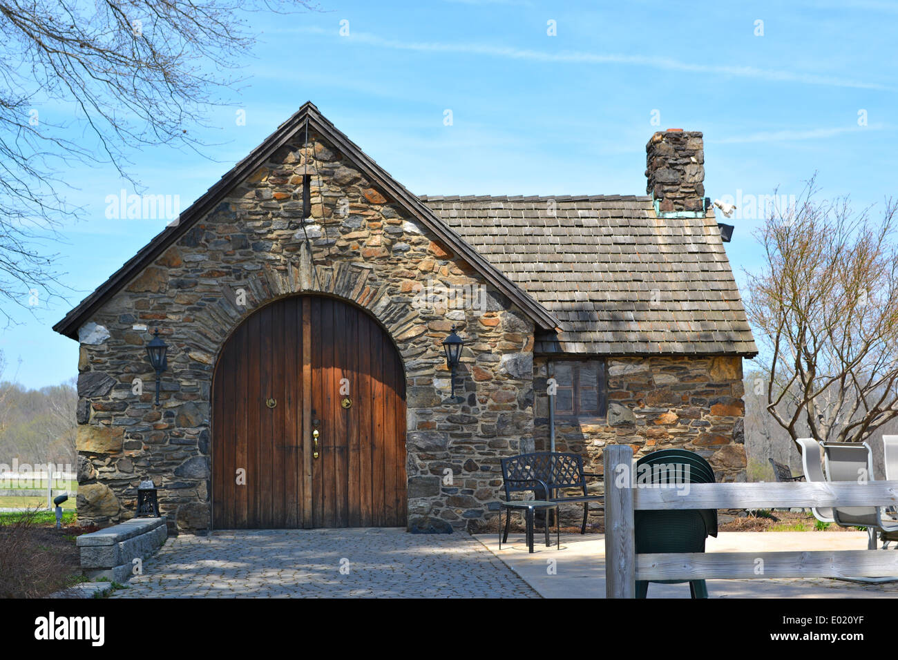 Historic building in Ridley Creek State Park, on the National Register of Historic Places as a