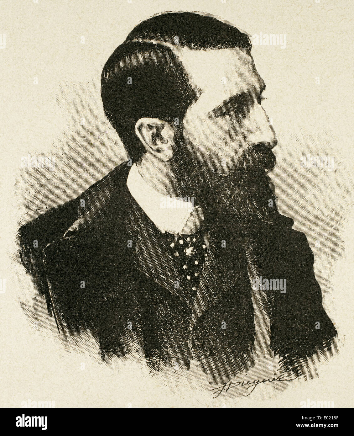 Claudio Lopez Bru, second Marquis of Comillas (1853-1925). Spanish businessman and philanthropist. Stock Photo