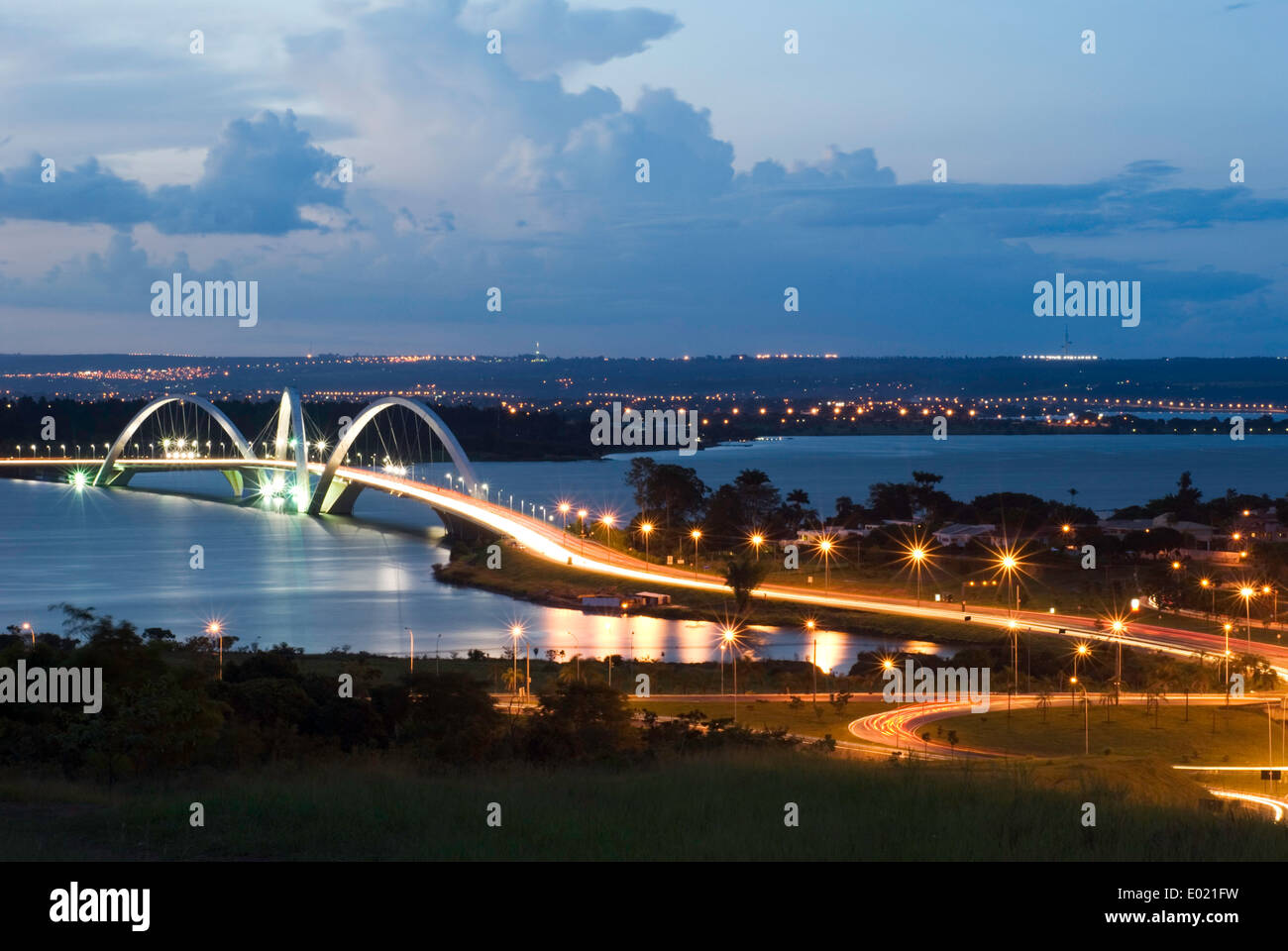 JK bridge, Brasilia, Brazil Stock Photo