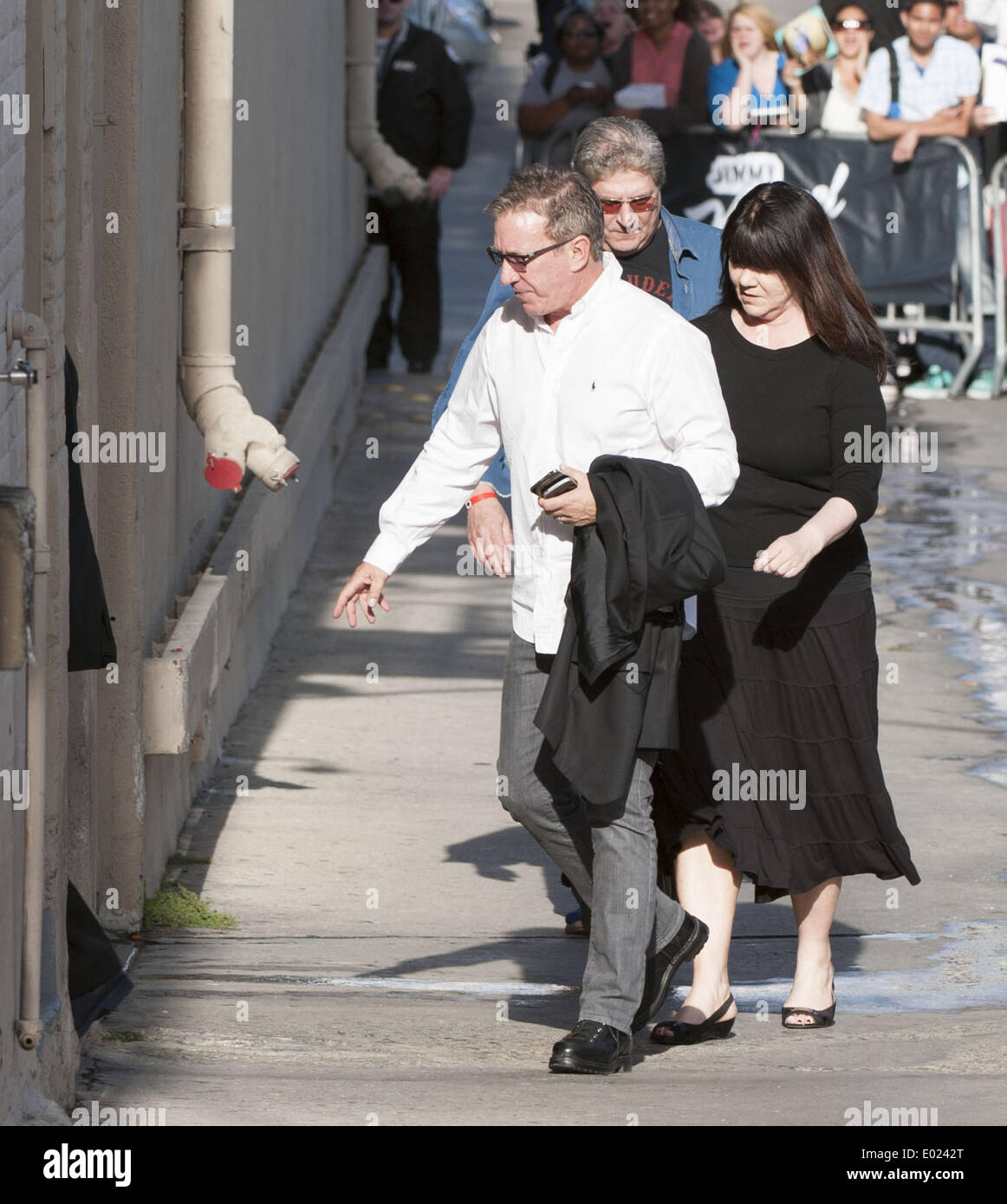 Hollywood, California, USA. 22nd Apr, 2013. TIM ALLEN, the voice of Disney's Buzz Lightyear from the successful Toy Story movie series, arrives for his appearance on Jimmy Kimmel Live at the El Capitan Theatre in Hollywood on Wednesday April 23, 2014. © David Bro/ZUMAPRESS.com/Alamy Live News Stock Photo