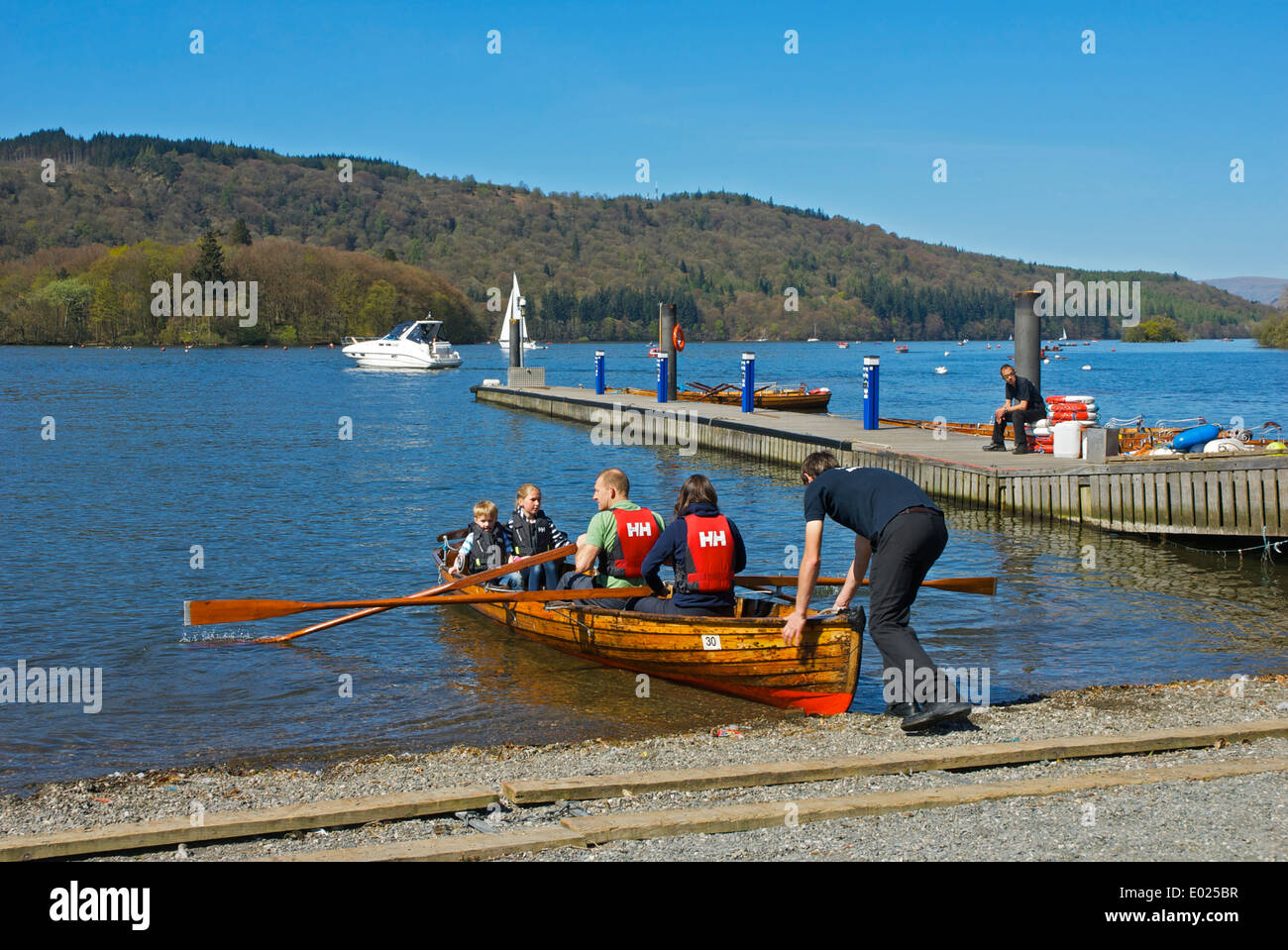 Family dinghy beach hires stock photography and images Alamy