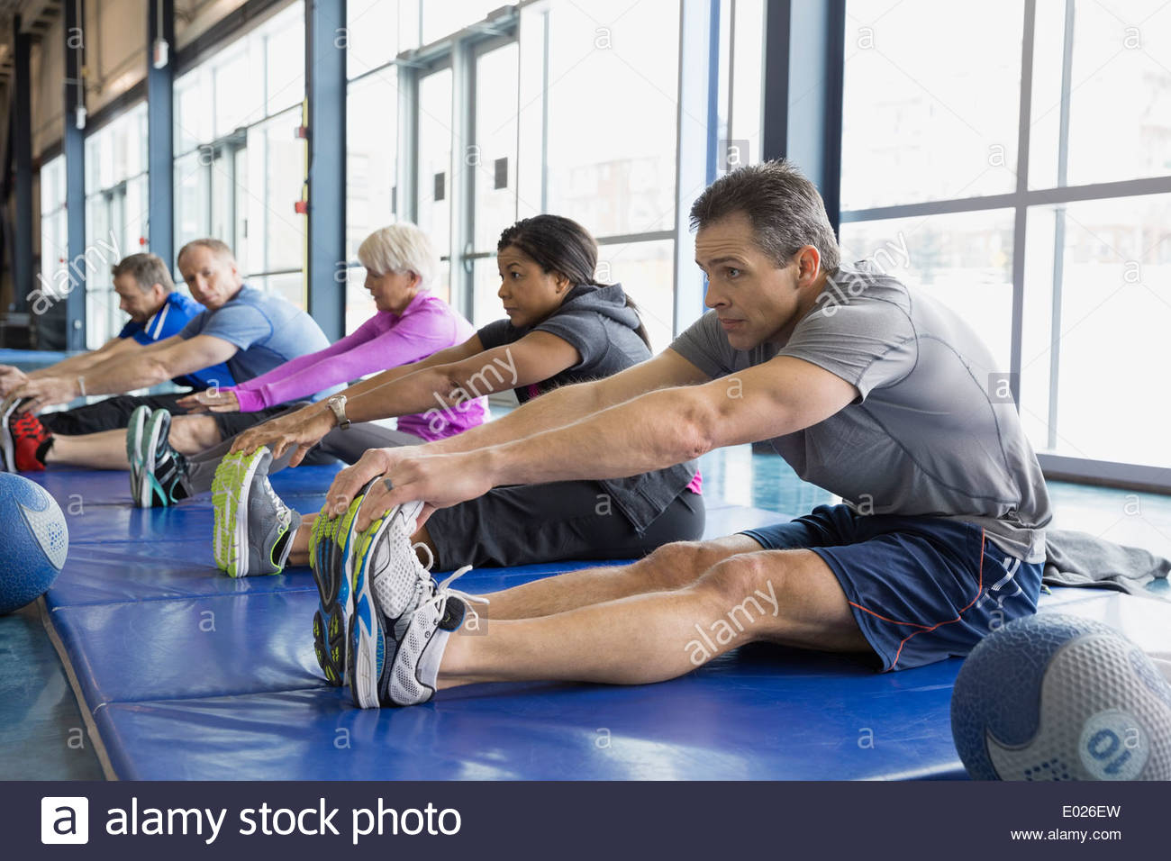 Group exercise gym hires stock photography and images Alamy