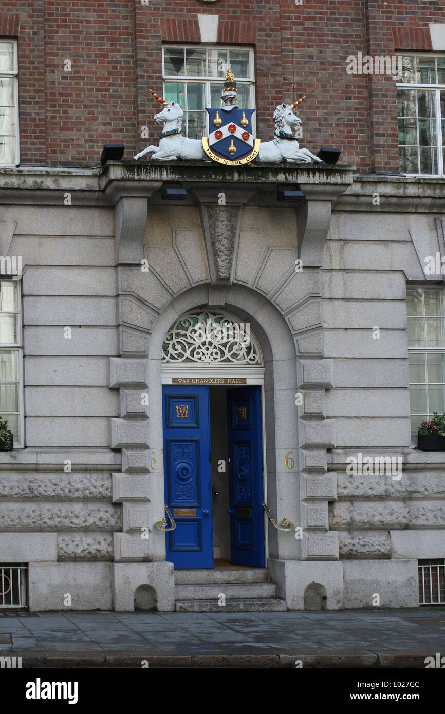 The Wax Chandlers Hall in The City of London Stock Photo Alamy