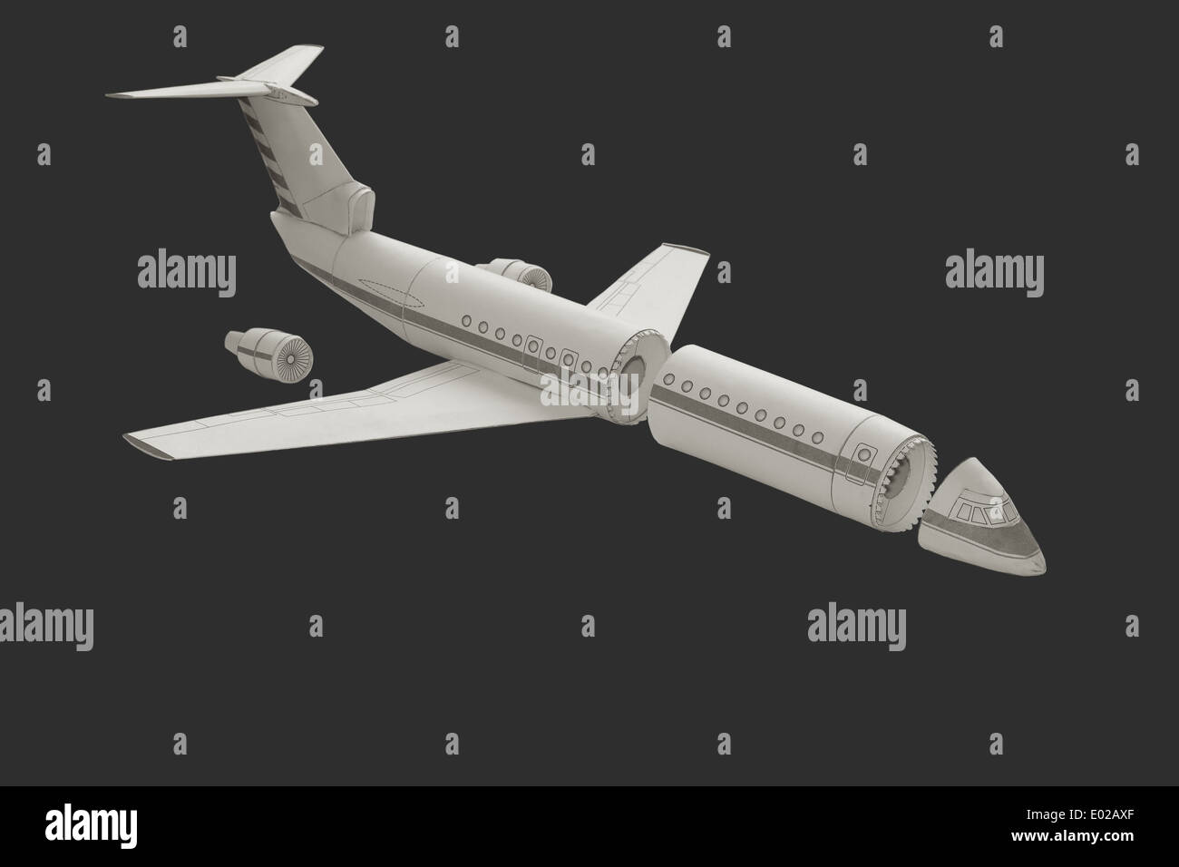 paper toy aeroplane