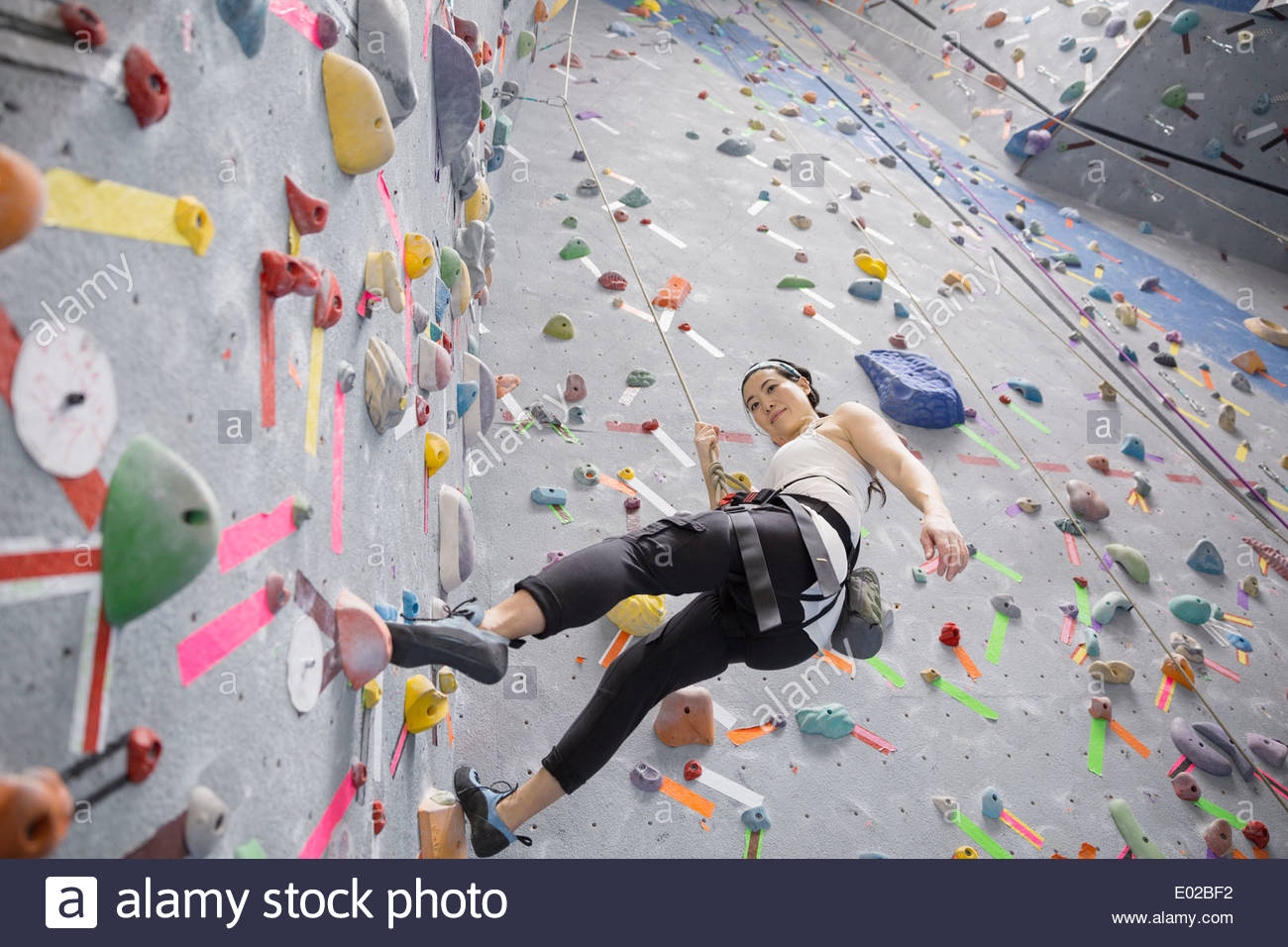 Climbing the wall exercise hires stock photography and images Alamy