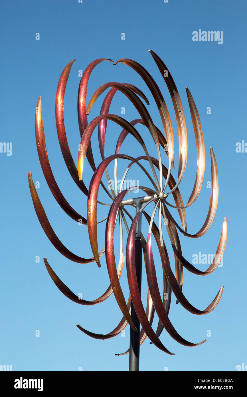 Wind sculpture on Canyon Road in Santa Fe, New Mexico Stock Photo Alamy