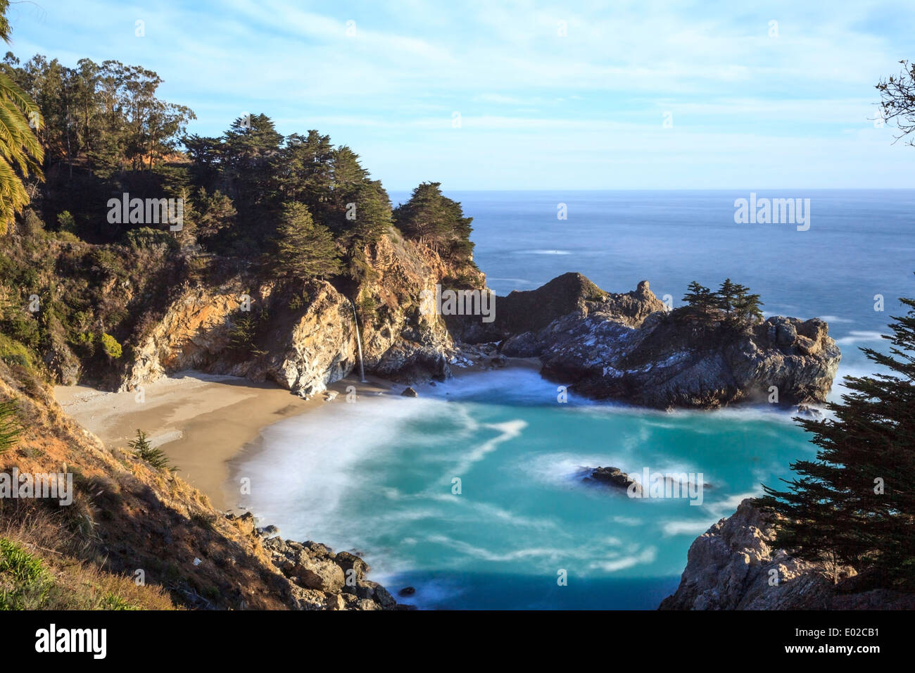 Mcway Falls Big Sur California Stock Photo Alamy