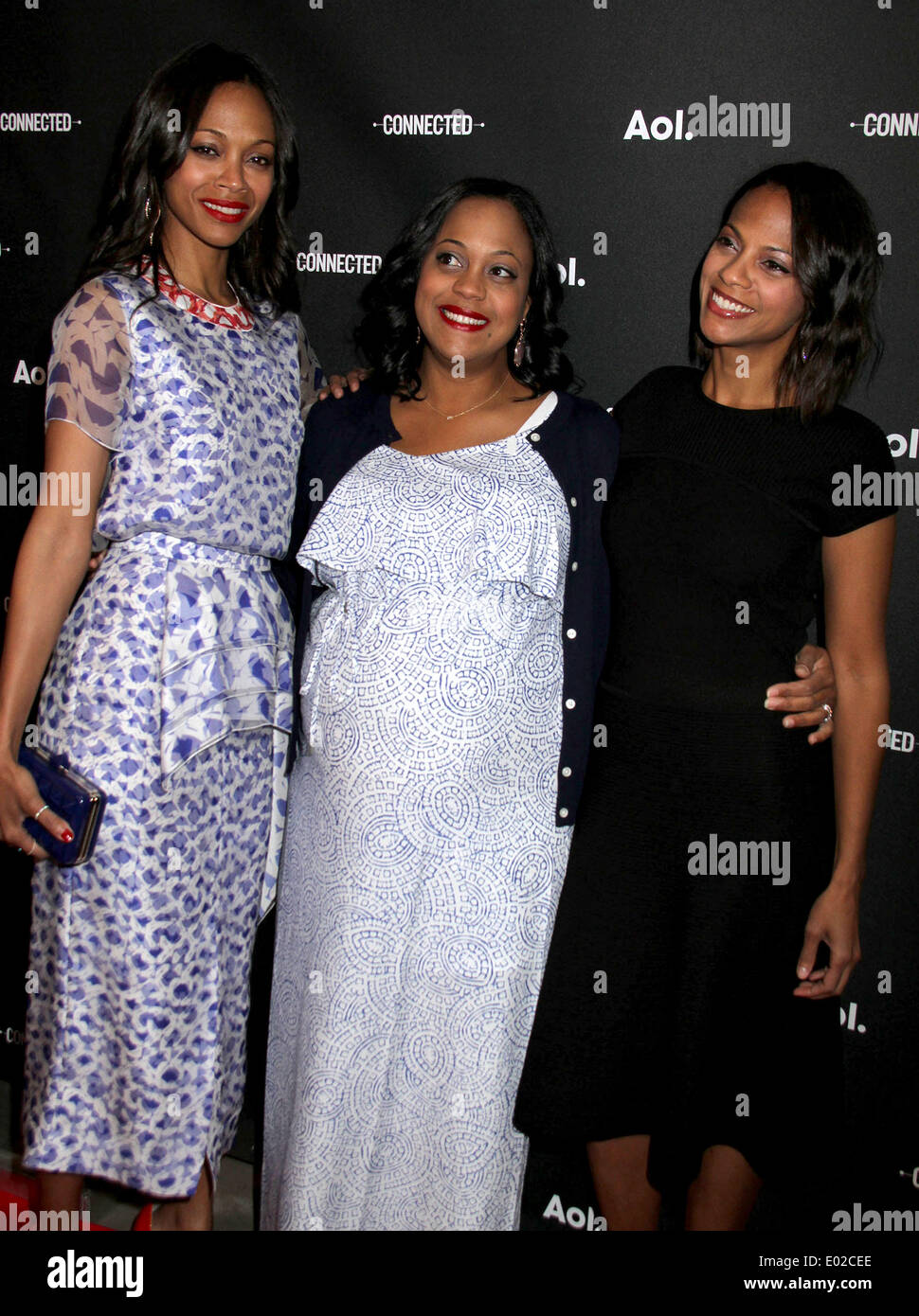 Zoe saldana and mariel saldana hires stock photography and images Alamy