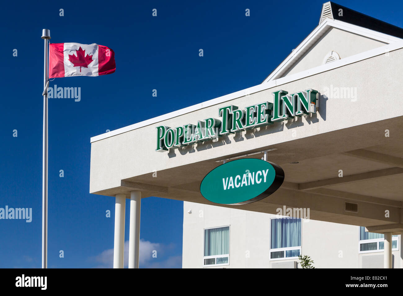 The Poplar Tree Inn at Stoughton, Saskatchewan, Canada. Stock Photo