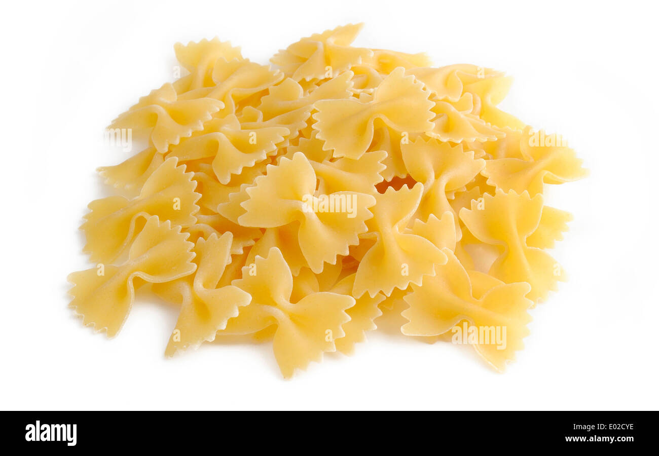 Farfalle pasta Stock Photo