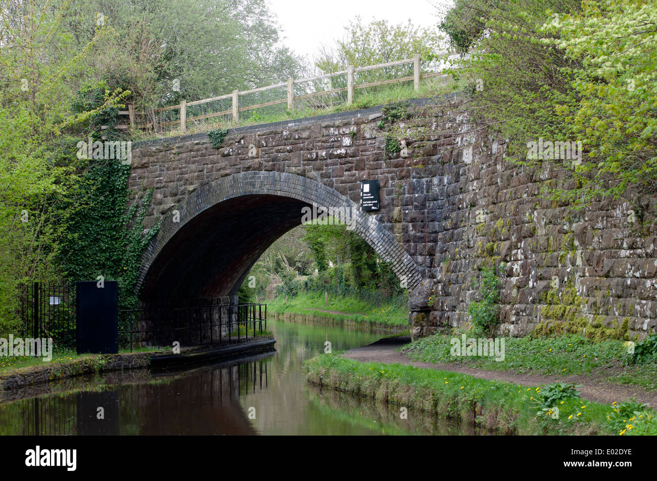 Bridge on the Monmouthshire and Brecon Canal at Govilon, Monmouthshire