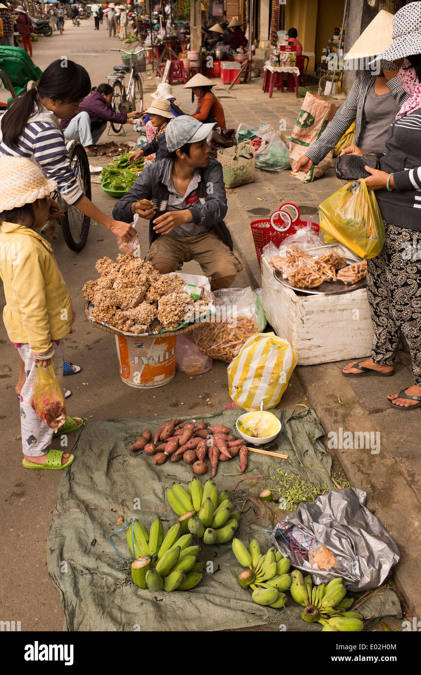 Street Food market Hoi An Vietnam Stock Photo