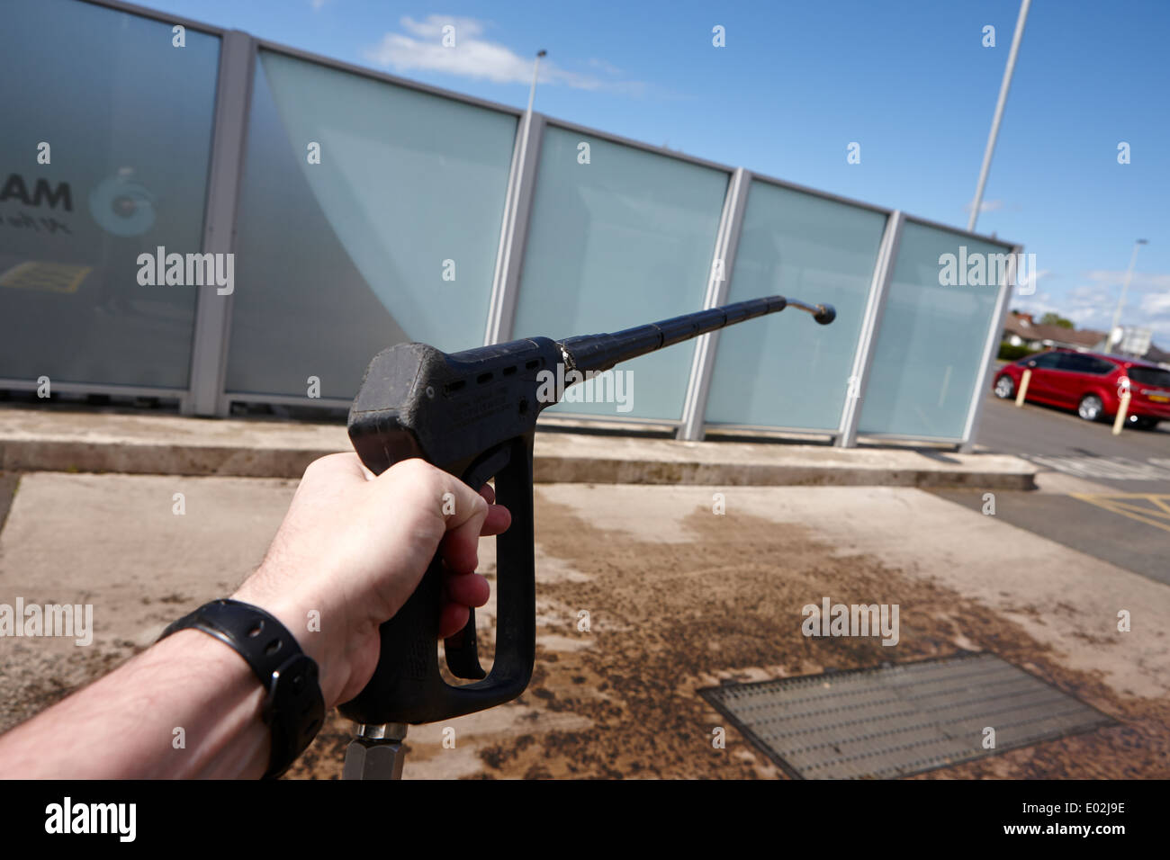 Petrol station car wash hires stock photography and images Alamy