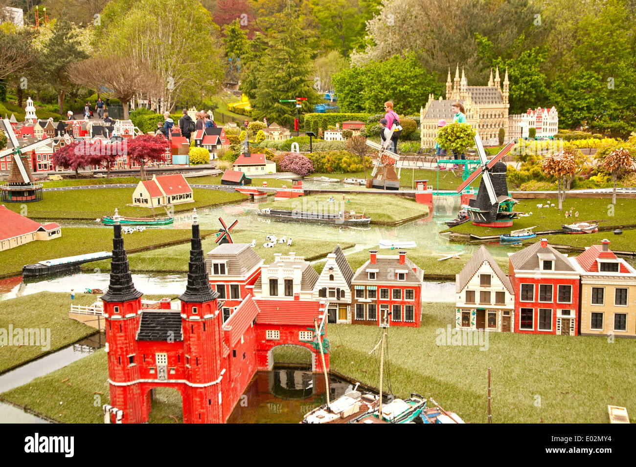UK, Windsor, Legoland, a family leisure park, Lego display Stock Photo ...