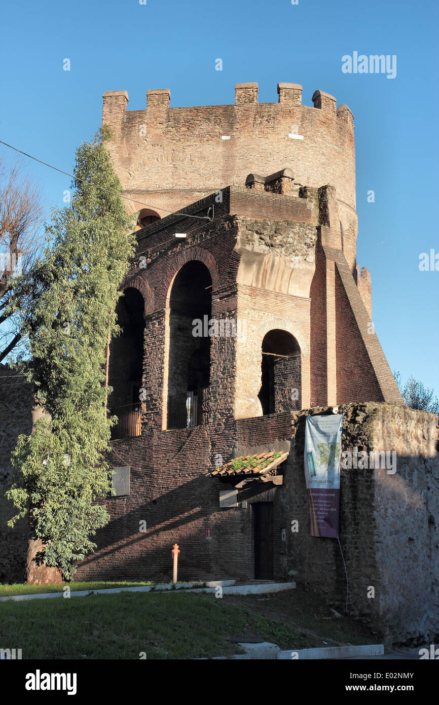 Porta San Paolo, Ostiense Museum in Rome Stock Photo