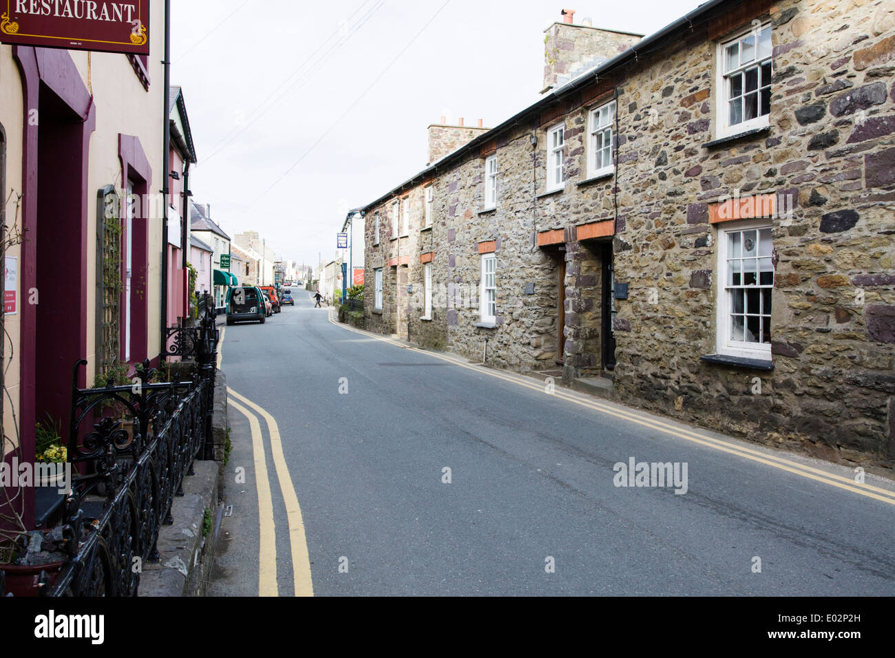 Nun Street, St David's, Pembrokeshire, West Wales Stock Photo Alamy