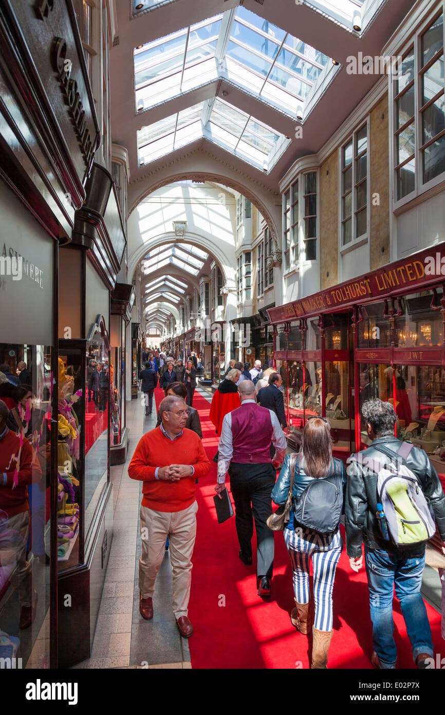 Burlington Arcade, London. Stock Photo