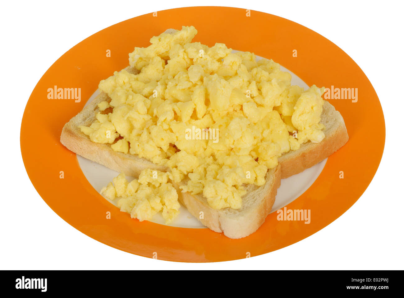 Scrambled eggs and toast hi-res stock photography and images - Alamy