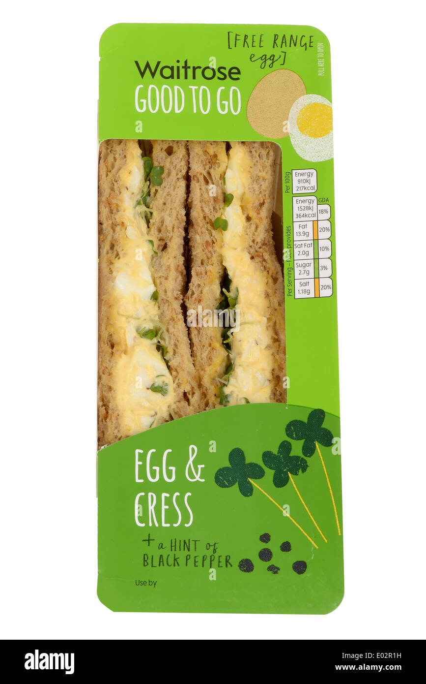 Egg and cress sandwich