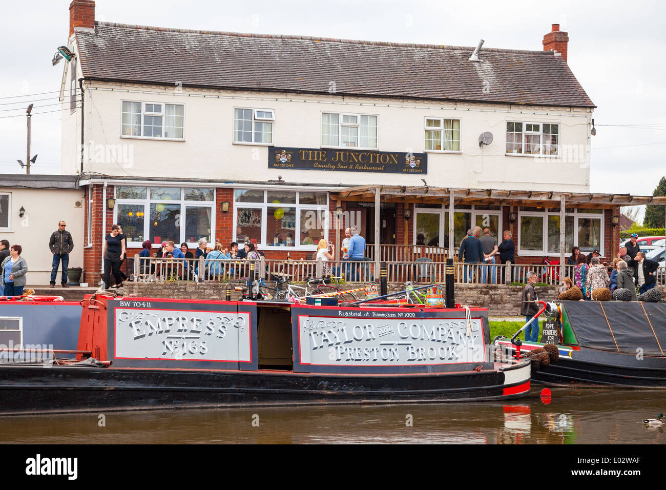 Junction Inn at Norbury Junction on the Shropshire Union Canal Norbury ...