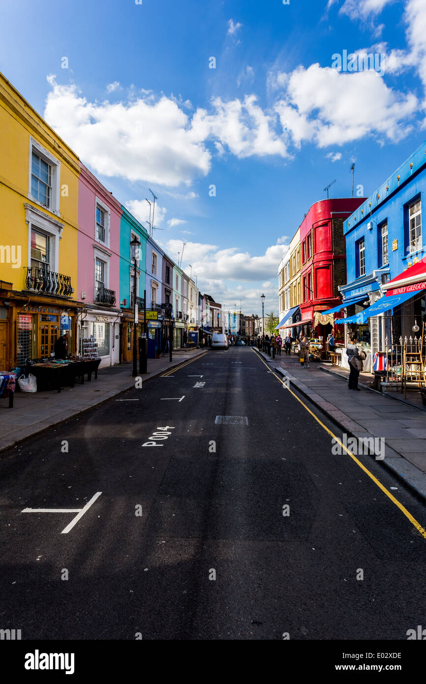 Portobello Road, London, England Stock Photo Alamy