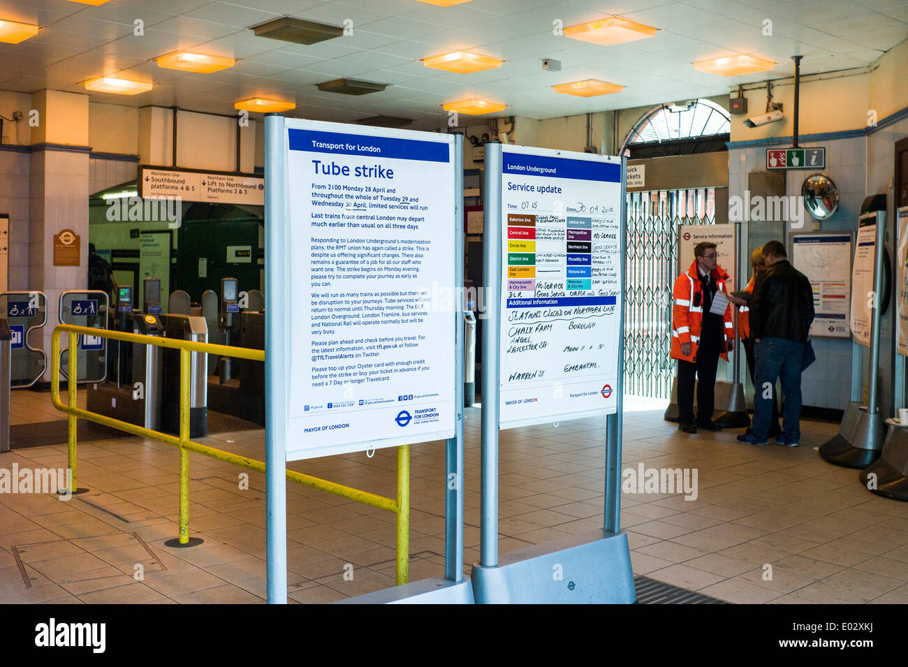 Golders Green Tube Station Northern line, London. Open despite of