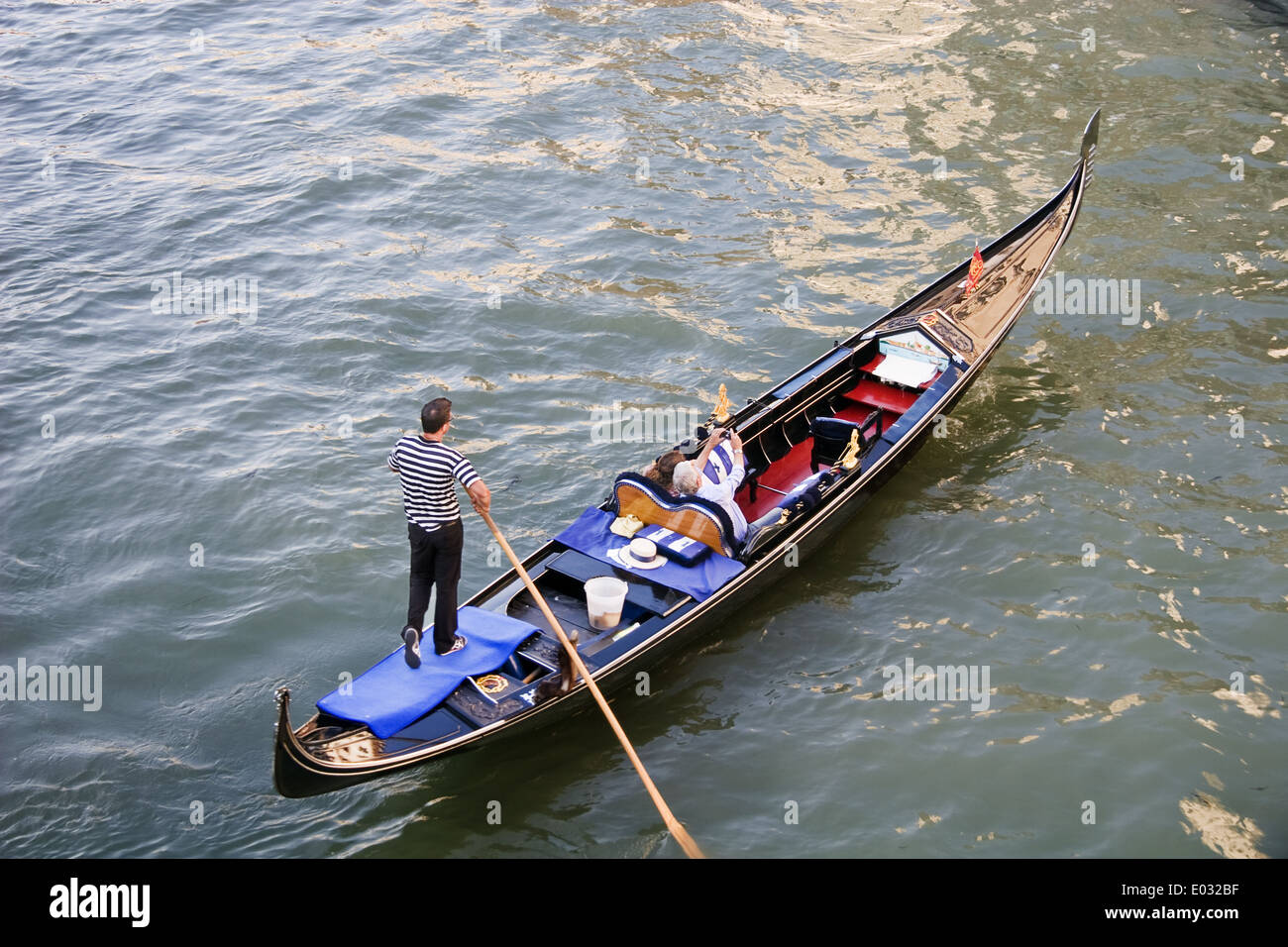 Gondola at Grand Canal, Venice Stock Photo - Alamy