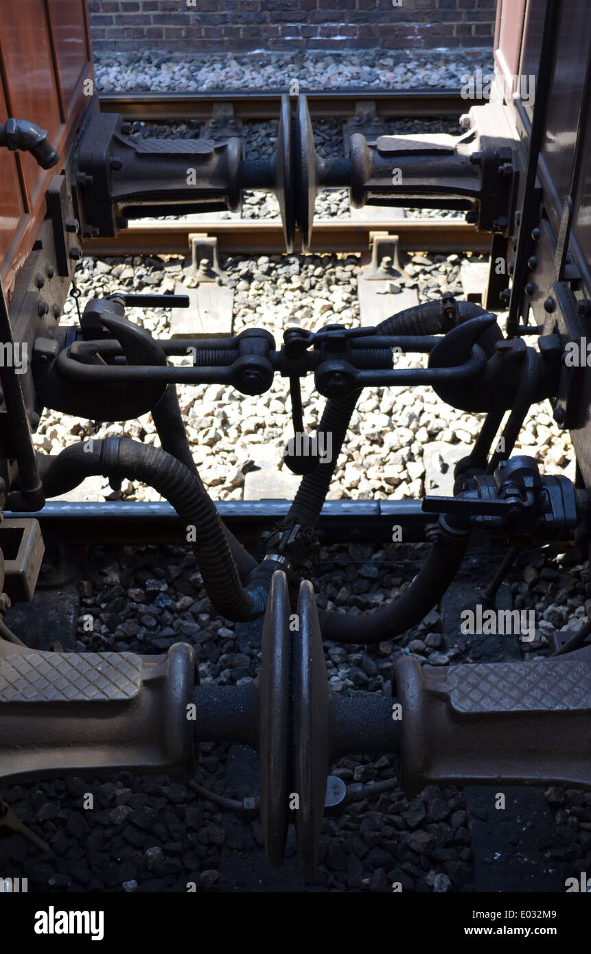 Train carriage buffers hires stock photography and images Alamy