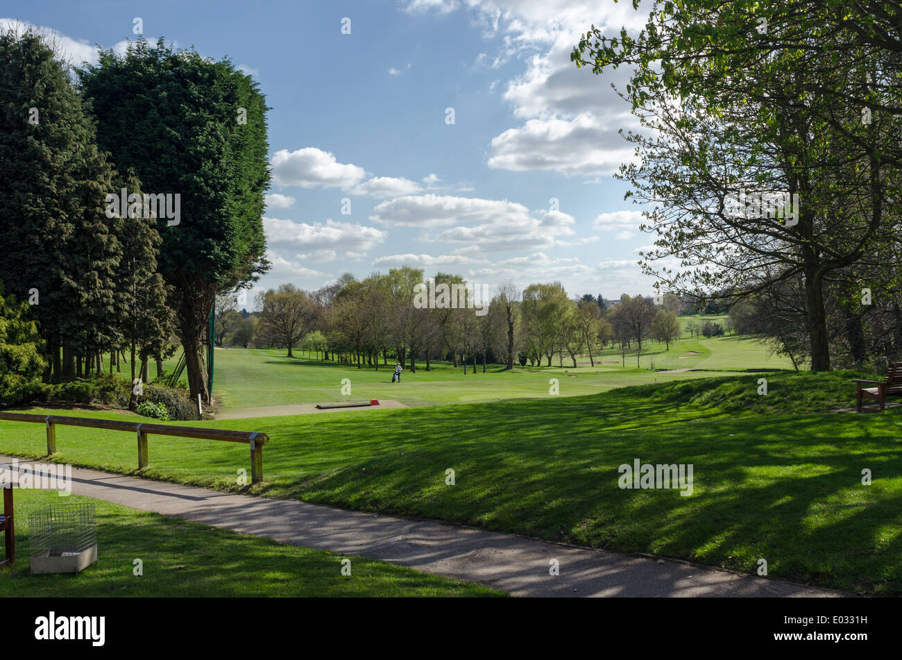 Harborne Church Farm Golf Course Stock Photo Alamy