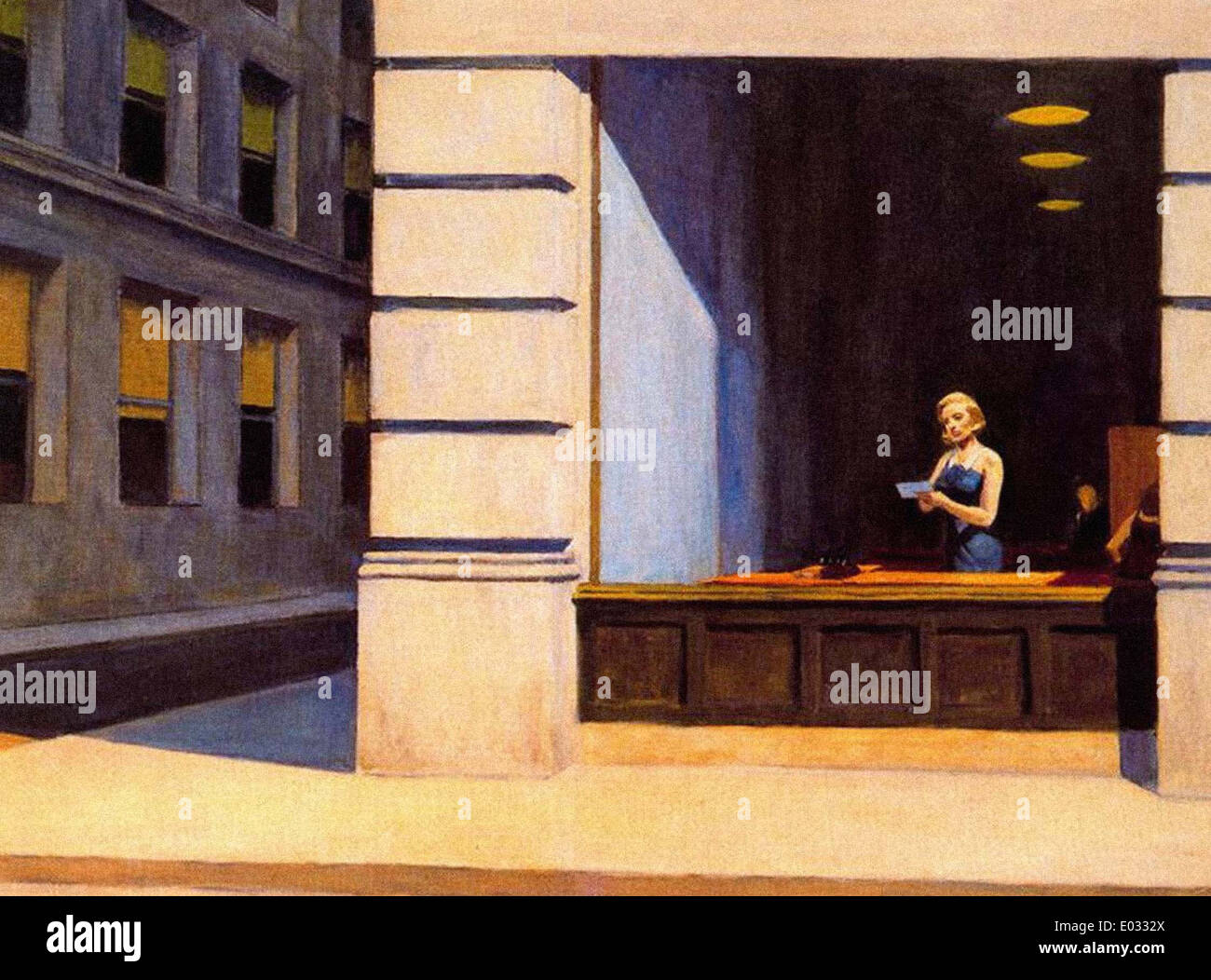 Edward Hopper New York Office Stock Photo Alamy
