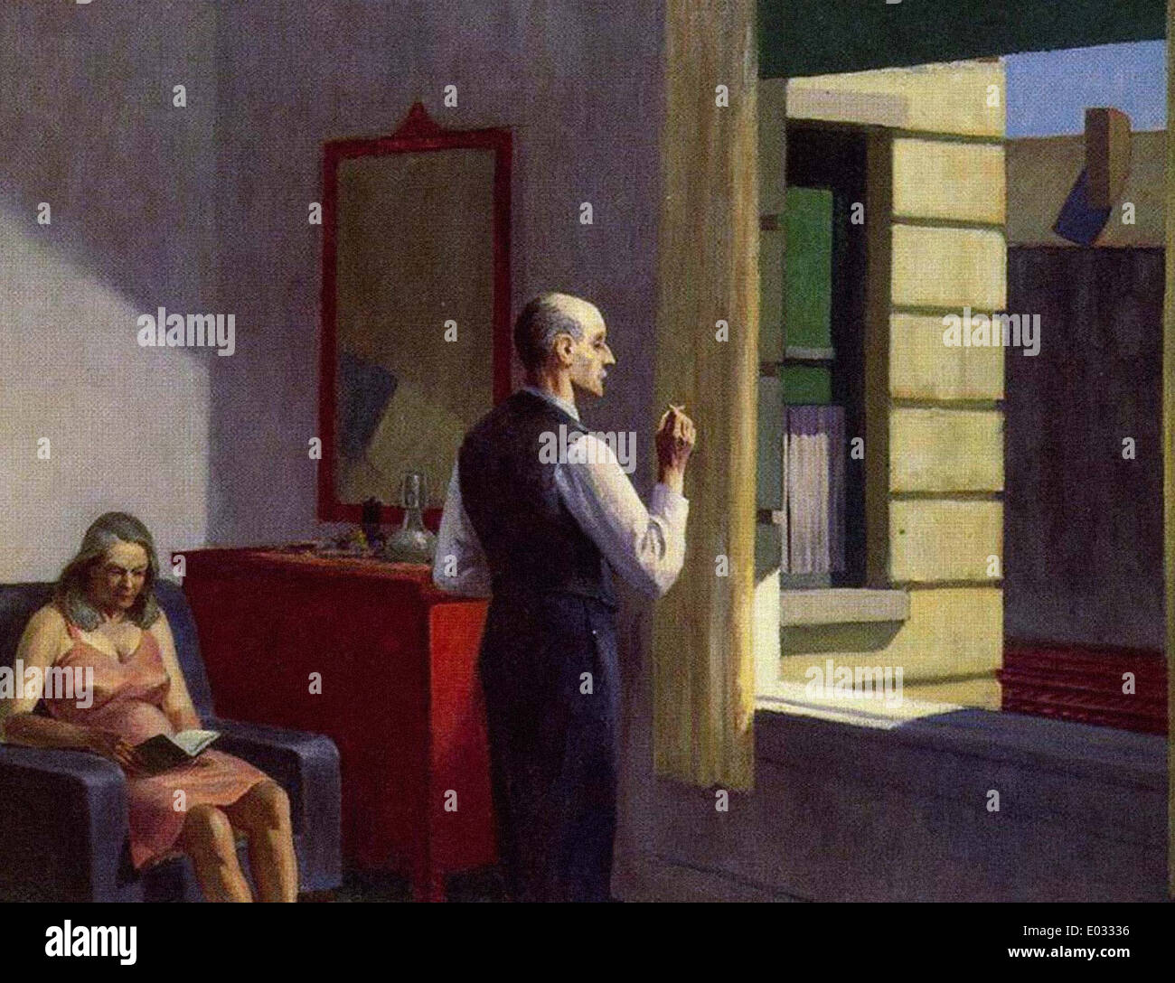 Edward Hopper Hotel by the Railroad Stock Photo Alamy