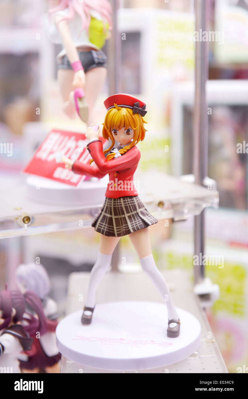 Uzume Uno Fantasista doll anime character action figure on display in Tokyo  Japan Stock Photo - Alamy