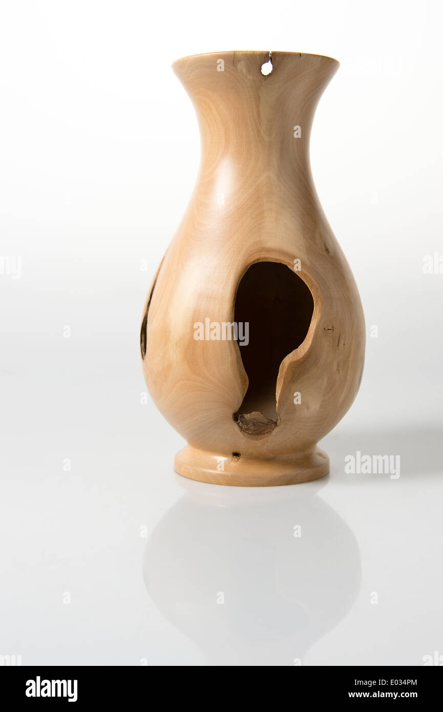 Holly vase with natural holes by Doreen Rushworth Stock Photo Alamy