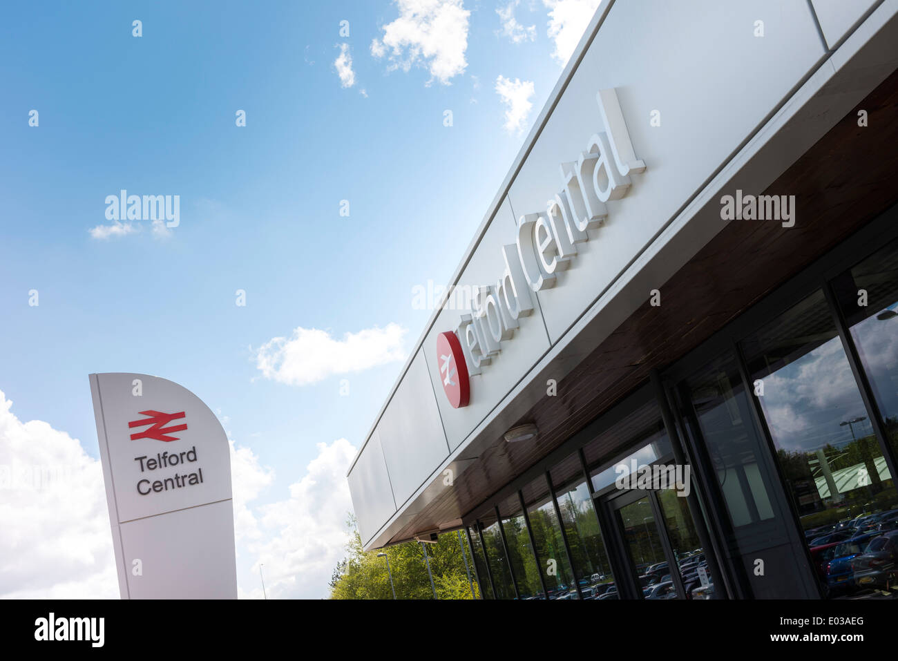Telford Central train station, Shropshire Stock Photo Alamy