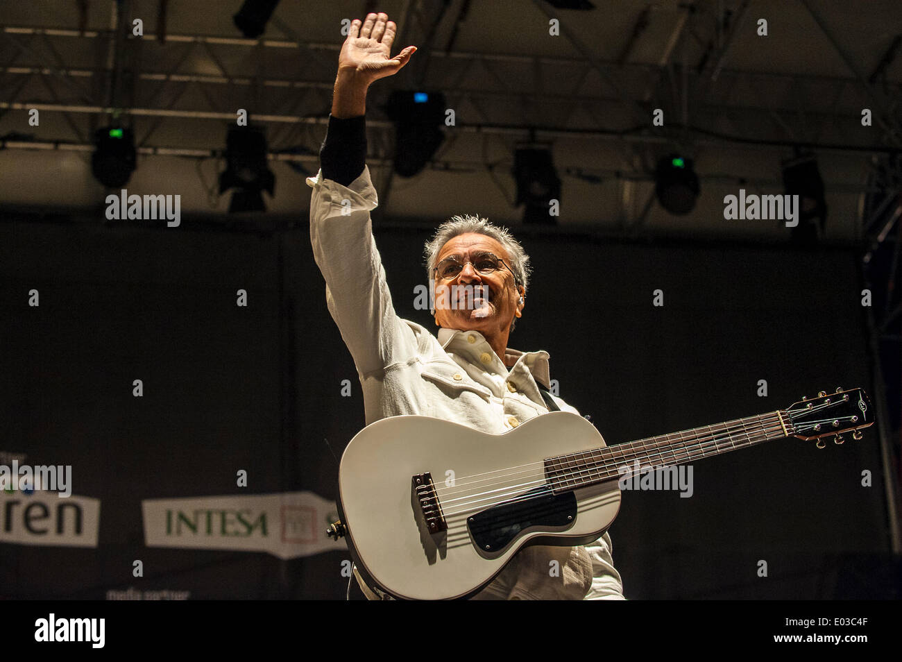 Turin, Italy. 30th Apr, 2014. Torino Jazz Festival Concert of Caetano Veloso Credit:  Realy Easy Star/Alamy Live News Stock Photo