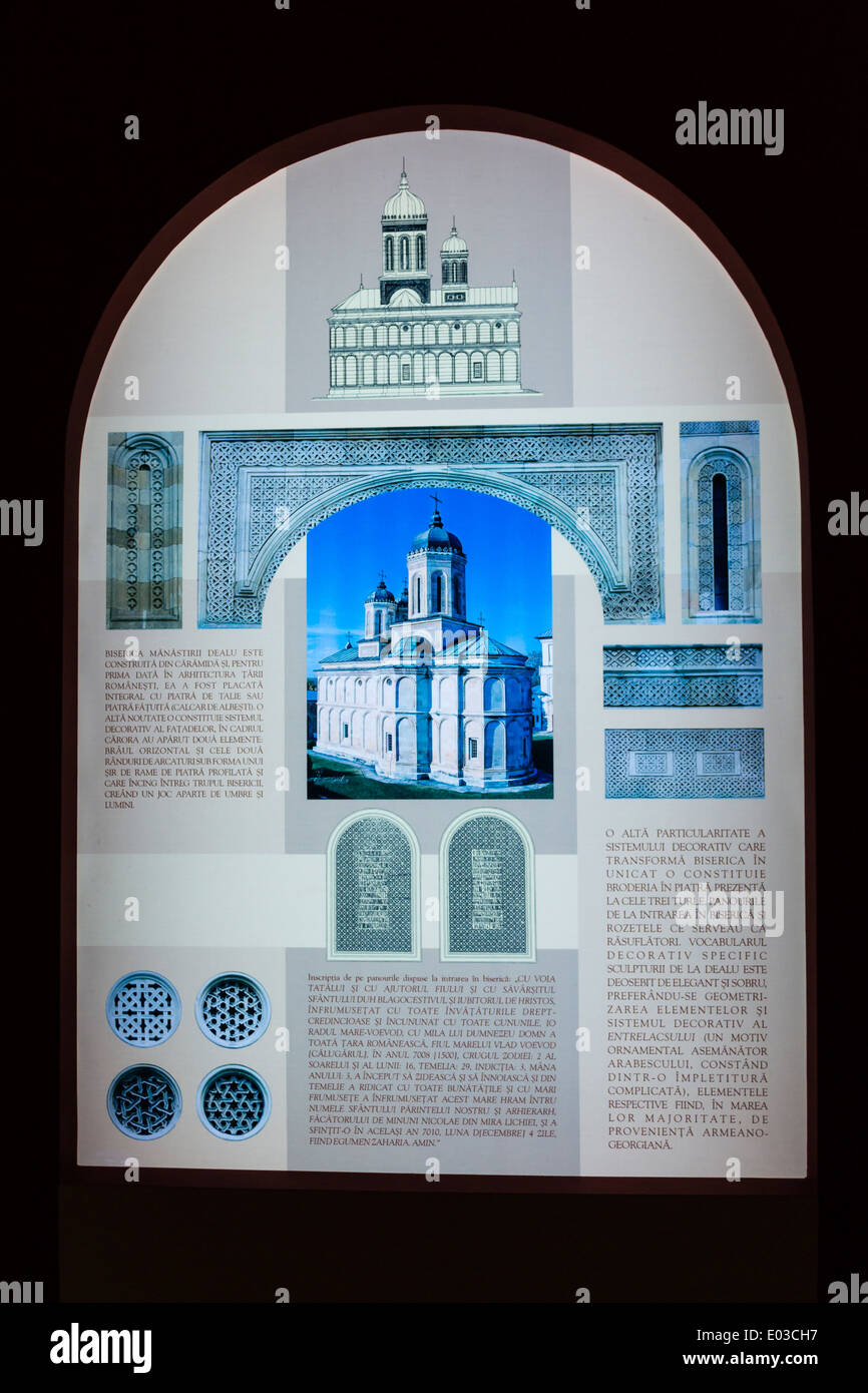Dealu Monastery Stock Photo