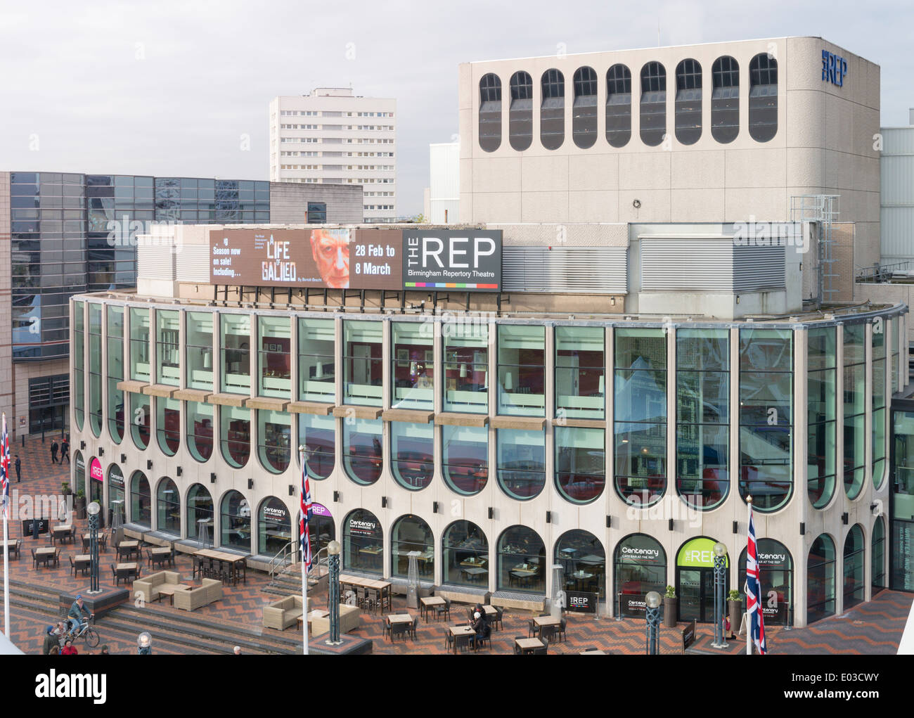 The Rep Theatre, Centenary Square, Birmingham Stock Photo