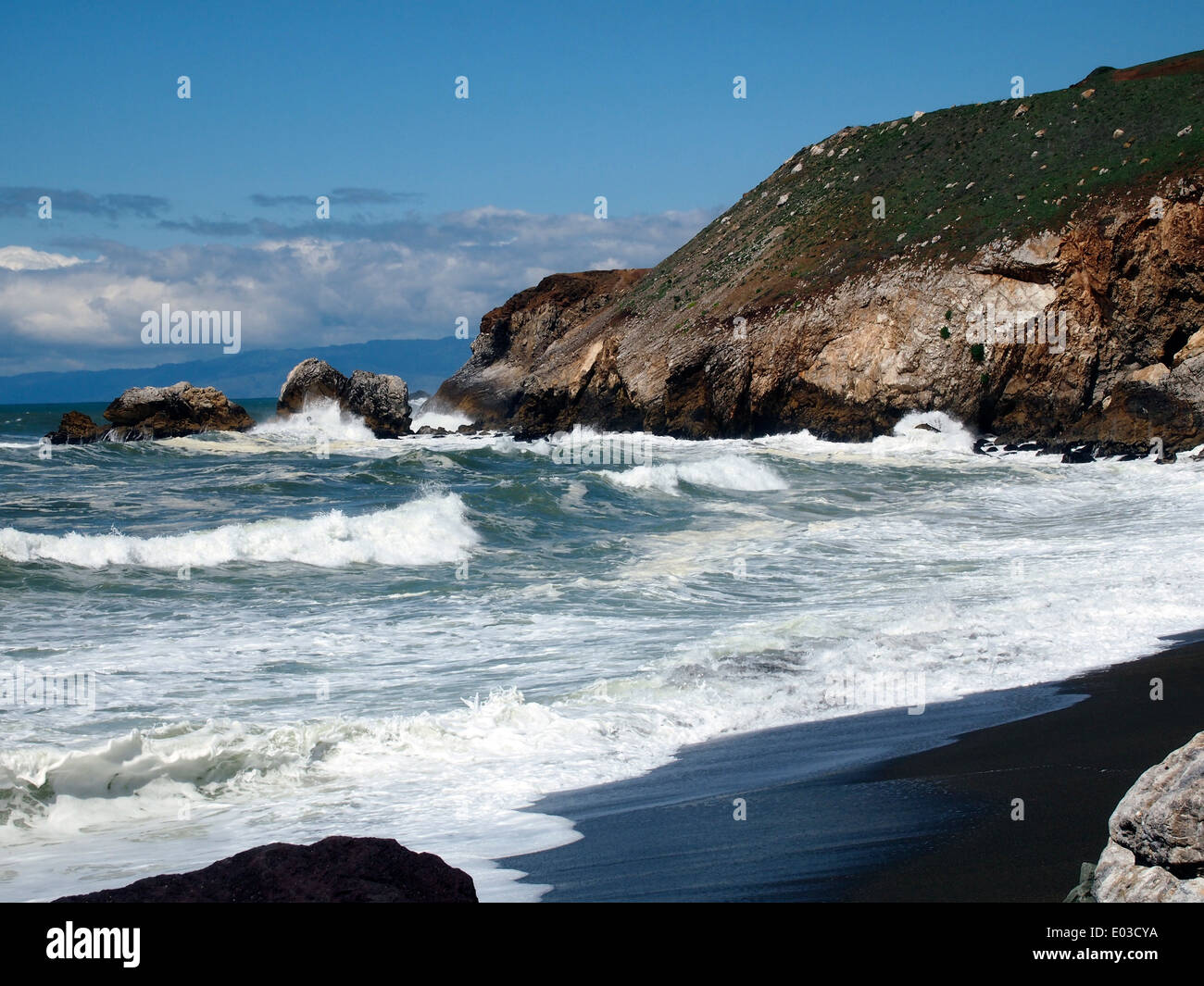 Rockaway Beach, Pacifica, California Stock Photo