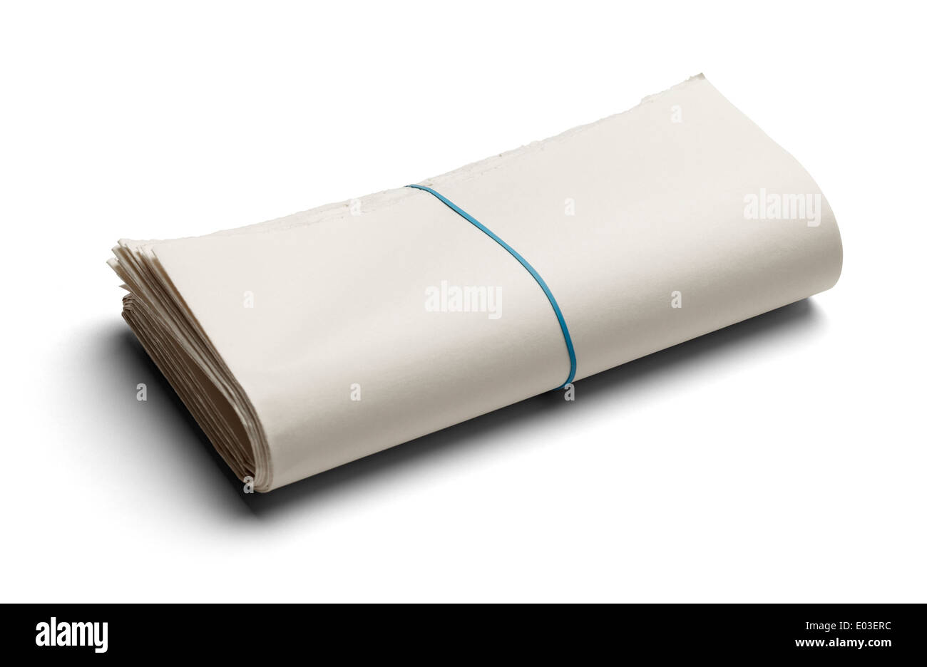 Blank News Paper With Copy Space Isolated On White Background Blank News Paper With Copy Space Isolated On White Background
