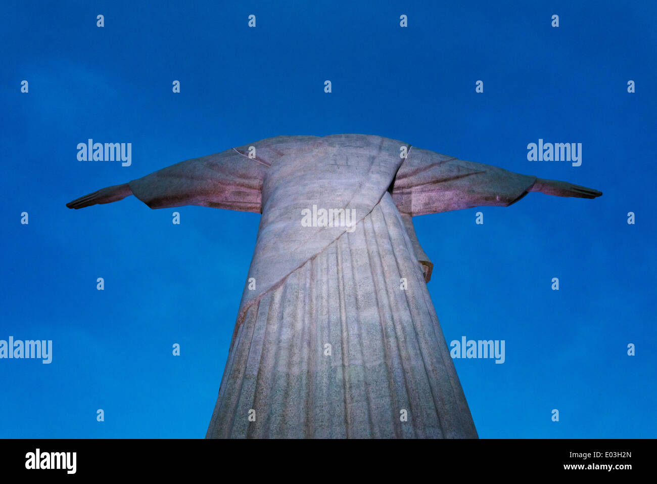 Statue of Christ the Redeemer on Corcovado, Rio de Janeiro, Brazil Stock Photo