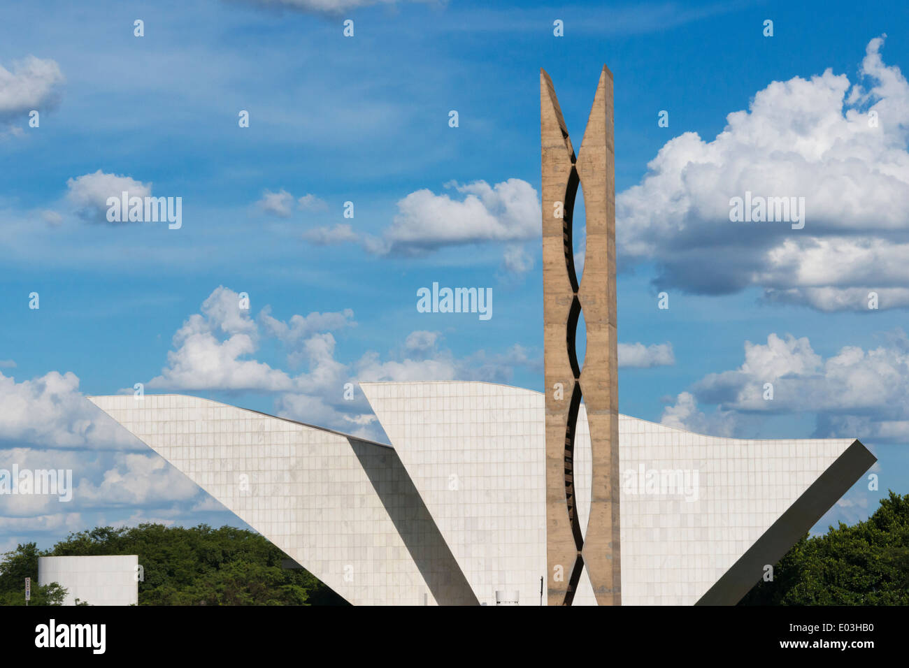 Pantheon of the Fatherland and Freedom, Brasilia, Federal District, Brazil Stock Photo