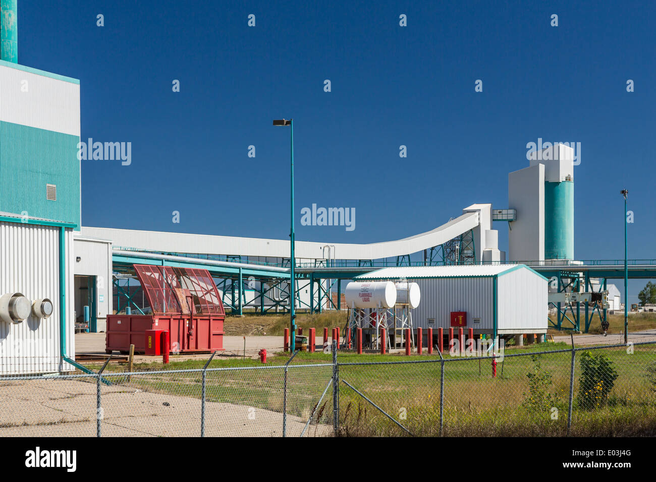The Sask Power Shand plant near Estevan, Saskatchewan, Canada. Stock Photo