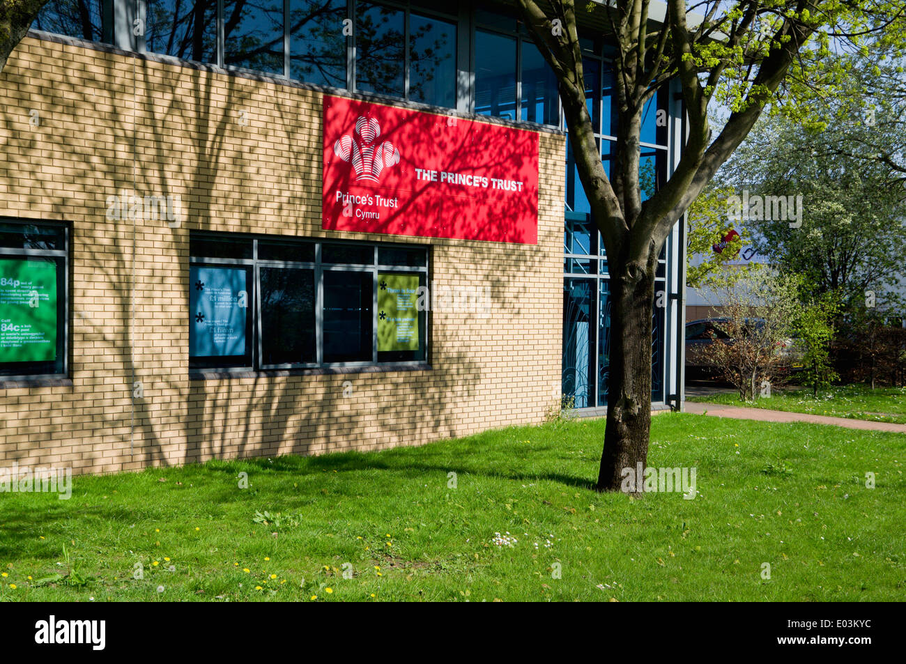 The Princes Trust Wales Offices, Ocean Way, Cardiff, Wales, UK. Stock Photo