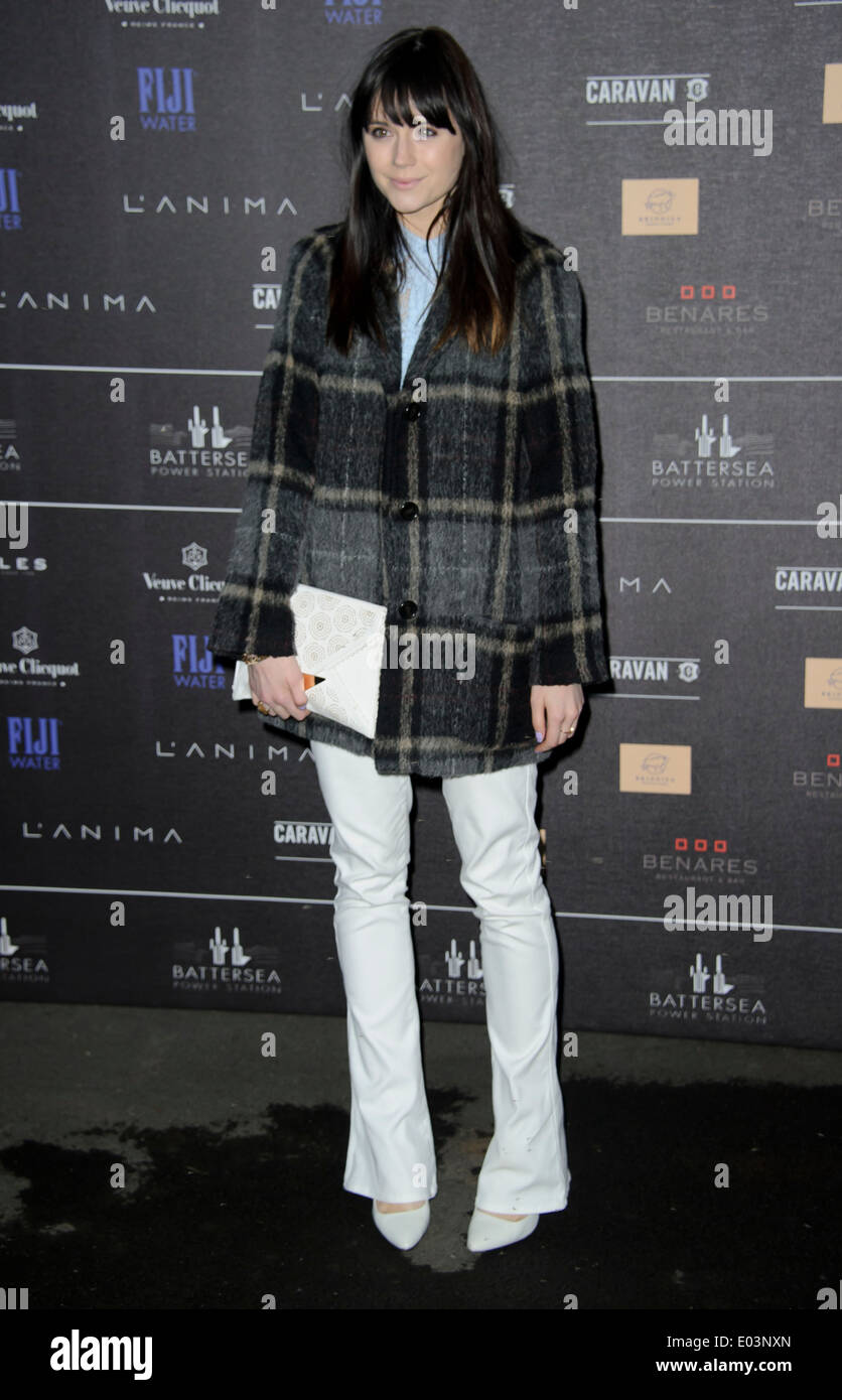 Lilah Parsons arrives for the Battersea Power Station Annual Party. Stock Photo
