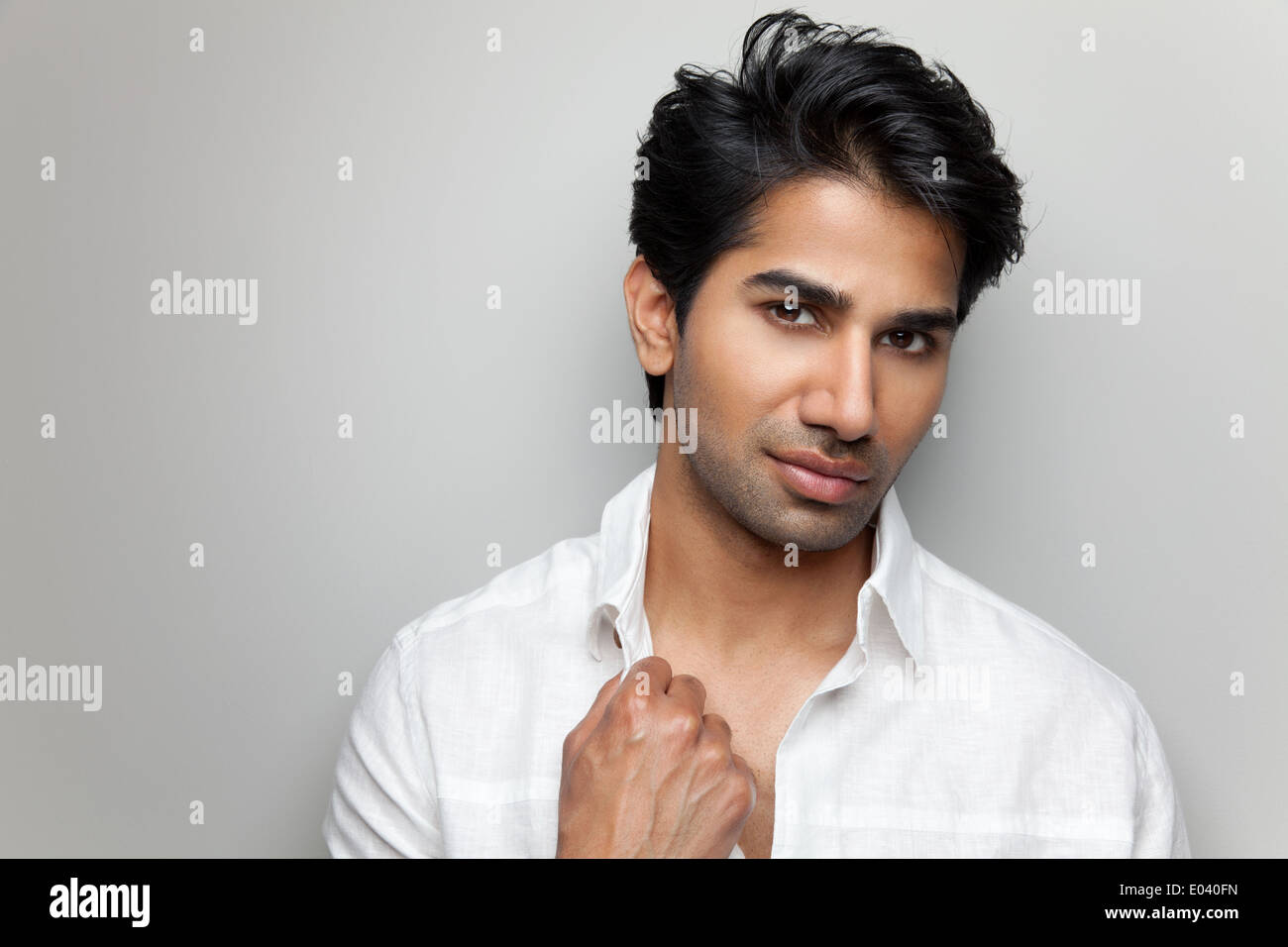 Handsome Indian man Stock Photo