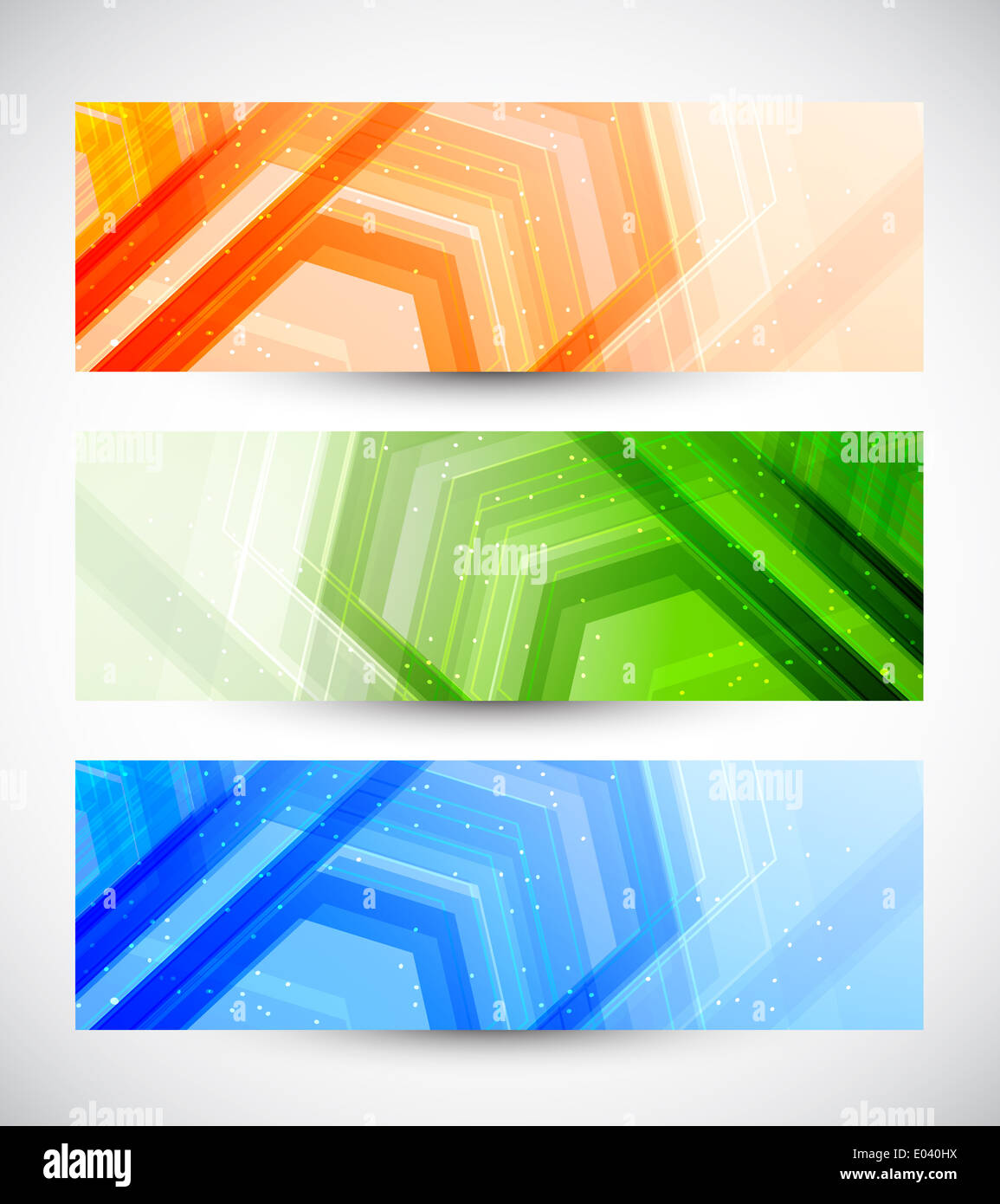 Set of banners. Abstract illustration Stock Photo - Alamy